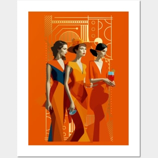 Three art deco women Posters and Art